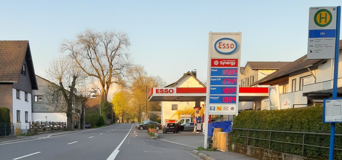 Tankstelle Lindlar - Esso Station Lindlar Ohl
